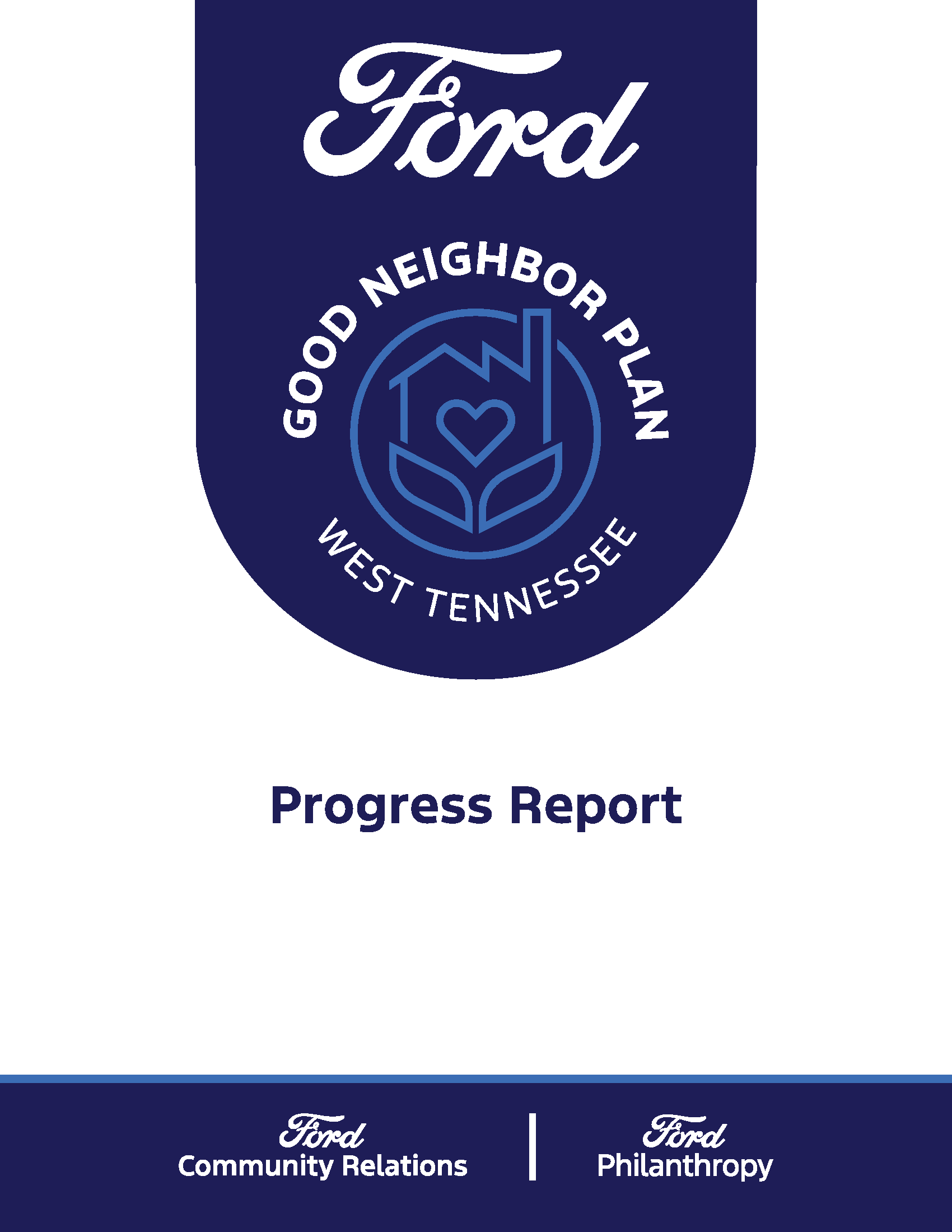 Good Neighbor Plan Progress Report Page 1
